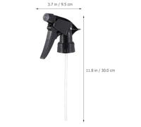 GOOHOCHY Plastic Spray Heads 15Pcs Replacement Nozzles Sealing Gasket for 28/400 Bottles Black Suitable for Cleaning and Gardening