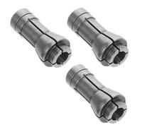 GOOHOCHY Pneumatic Die Grinder Collet Set 3pcs 6mm Alloy Grinding Machine Clamping Adapter for Rotary Tool Quick Switching Efficient Pneumatic Drive Suitable for Mobile Work Environments