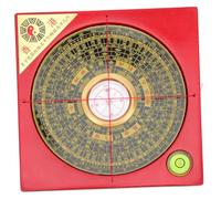 GOOHOCHY Portable Feng Shui Compass Retro Chinese Ancient Pan for Home Decoration and Outdoor Use Craft with Smooth Finish Feng Shui Prop and Gift for Luck