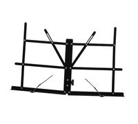GOOHOCHY Portable Folding Music Stand for Guitar and Violin Adjustable Height Compact Tabletop Design with Carry Bag for Sheet Music and Tablets for Musicians and Readers