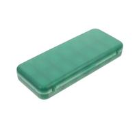 GOOHOCHY Portable Medicine Organizer Compartment Travel Case Magnetic Closure Capacity Pill Box for Safe Storage of Medications Vitamins and Supplements