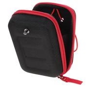 GOOHOCHY Portable Small EVA Protective Golf Rangefinder Storage Case Compact Bag with Red Zipper for Home and Travel Use