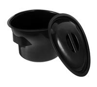 GOOHOCHY Portable Toilet Urinal with Lid Durable Chamber Pot for Elderly Care Easy to Clean Gender Neutral Design Convenient for Travel and Mobility Users