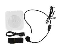 GOOHOCHY Portable Voice Amplifier Microphone Speaker Set Lightweight Rechargeable Mini Voice Amplifier for Teachers Classroom and Tour Guide Use