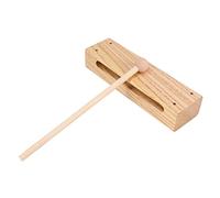 GOOHOCHY Practice Pad Drumming Boys and Girls Instruments Wooden Percussion Mallet Rhythm Block for Hearing Training