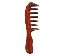 GOOHOCHY Premium Sandalwood Massage Comb for Hair Care Wide Tooth Detangling Tool with Comfortable Grip Natural Wood for Scalp Health Suitable for All Hair Types