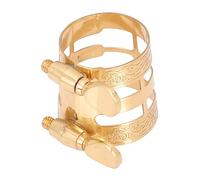 GOOHOCHY Professional Alto Saxophone Clip Practical Metal Mouthpiece Clamp for Stabilizing Performance Skills Lightweight Design Easy Installation Essential Wind Instrument Accessory