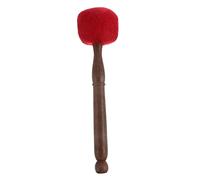 GOOHOCHY Professional Chanting Bowl Stick Meditation Accessory Wooden Stick Pu Head Safe and Comfortable