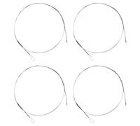 GOOHOCHY Professional Erhu Strings Kit Full Set for Erhu Easy to Use and Sturdy 4pcs Metal Strings Musical Instrument Accessories Suitable for Random Color