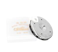 GOOHOCHY Professional Pitch Pipe Tuner for Violin and Guitar with Precise Pitch, Sight Singing Feature, Silver Disc-shaped Abs and Zinc Alloy Instrument Tuning Tool for Group Performing Or
