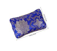 GOOHOCHY Pulse-Taking Pillow Traditional Chinese Medicine Cloth Pulse Pillow with Buckwheat Filling Blue Floral Washable Hand Diagnostic Pad Hospital Supply Wrist Support Cushion