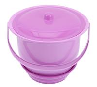 GOOHOCHY Purple Children Urinal Potty with Handle, Plastic Chamber Bucket Portable and Easy to Clean, for Toilet Training and Night Use for Unisex Kids Random Color