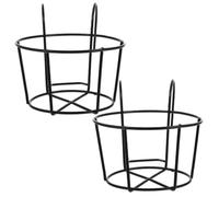 GOOHOCHY Rabbit Hay Feeder 2pcs Iron Hanging Rack for Guinea Pigs and Rabbits Keeps Hay Clean off Ground