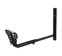 GOOHOCHY Railing Plant Holder Butterfly Adjustable Extendable Flower Pot Support for Garden Decks and Outdoor Balcony Window Boxes Single