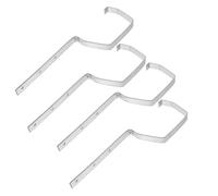 GOOHOCHY Rain Gutter Holder Brackets Metal 4Pcs 160Mm Roof Support Racks for Industrial and Residential Water Drainage Systems