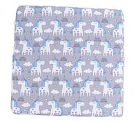 GOOHOCHY Removable Children Dining Chair Cushion with Secure Fastening and High Density Sponge, Comfortable Booster Pad with Two Straps for Daily Meals and Baby Booster Seats