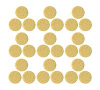 GOOHOCHY Reusable Face Cleansing Sponge Puff 50pcs Round Natural Wood Pulp Makeup Remover Sponges 60mm Diameter X 8mm Thick for Sensitive Skin, Suitable for Evening Routine and Home Use