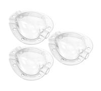 GOOHOCHY Reusable Heart Shape Vegetable Mould 3Pcs Set for Garden Fruit Shaping Tool Suitable for Strawberry and Tomato Cultivation