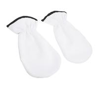 GOOHOCHY Reusable Moisturizing Exfoliating Gloves Made of Polyester and Flannel for Home Wax Spa DIY and Salon Services to Remove Dead Skin and Nourish Hands