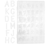GOOHOCHY Reusable Plastic Letter Board Letters for Felt Message Boards Versatile and Interchangeable Accessories with Large Capacity for DIY Messages