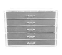GOOHOCHY Rock Acrylic Organizer with Divided Compartments and Removable Divider Display Case Featuring Visibility and Easy Categorization for Rock Collection Storage for Home Decor