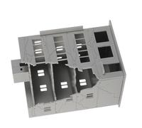 GOOHOCHY Ruined Building Model Plastic Material, Easy Assembly 1:144 Scale with Desolated and Ravaged Design for City Ruin Micro Landscape Decoration and Dioramas
