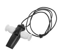 GOOHOCHY Samba Whistle Abs Musical Instrument Black for Orff Teaching Method Latin Style Percussion Suitable for Adults and Children