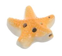GOOHOCHY Sea Creature Ceramic Musical Instrument C Key Six Hole Wind Flute for Boys and Girls Beginner Traditional Chinese Ocarina Beach Party Favors