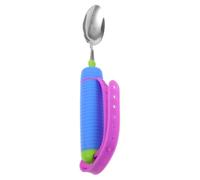 GOOHOCHY Self-Feeding Spoon Cuff Caring Cutlery for Weaning Camping Lunch Box Spillproof Scoop for Disabled Elderly