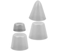 GOOHOCHY Set of 4 Silicone Protective Sleeves for 6-hole and 12-hole Ocarinas with Mouthpiece Covers and Storage Case, Flute Practice Accessories for Beginners and Wind Instrument Protection