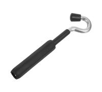 GOOHOCHY Shape Drum Rack Mounting Hook Extension Adapter with Quick Release Lock Metal Straight Cymbal Stand Arm for Portable Electronic Drum and Stage Percussion