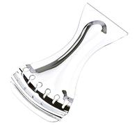 GOOHOCHY Silver Metal Acoustic Guitar Tailpiece Bridge Replacement Part for Stringed Instruments and Resonator Guitars, Providing Excellent Sound Quality for Musicians