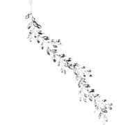 GOOHOCHY Silver Rhinestone Bridal Headband, Lightweight Metal Hair Accessory for Brides, Wedding Hair Band for Birthday and Graduation, Simple Classic Style