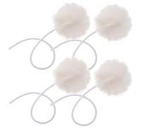 GOOHOCHY Sisal Cat Balls Cat Tree Replacement Ball with Bell 4 Pack for Hanging on Trees Interactive Play and Scratching Post Accessory for Cats in Home Environments