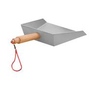 GOOHOCHY Small Stainless Steel Dustpan Portable Mini Tabletop Cleaning Tool for Desktop Workshop Compact Shovel for Narrow Spaces and Household Use