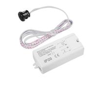 GOOHOCHY Smart Cabinet Light Infrared Sensor Switch with Abs Material, Seamless Lighting Experience, White Automatic Door Switch for DIY Pantry and Wardrobe Use