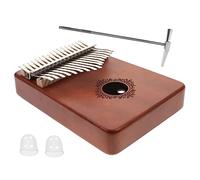 GOOHOCHY Student Kalimba Keys Thumb Piano Portable Vintage Music Instrument for Beginners Easy to Play Sound and Convenient Carrying Design