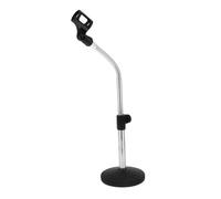 GOOHOCHY Sturdy Microphone Desk Stand Telescopic Arm for Tabletop Use Meetings Podcasts