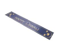 GOOHOCHY Table Runner with Cloth Material Happy Diwali for Dining Table Decoration Featuring Festival Decoration and Festival Use