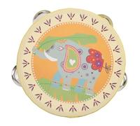 GOOHOCHY Tambourine Handheld Percussion Instrument for Music Classes Creative Play and Rhythm Training Design for Boys for Home School Early Music Education