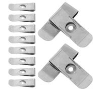GOOHOCHY Tape Measure Belt Holder Clips Quick Tool Change 50pcs Stainless Steel with Compact Profile Polished Edges and Electrical Repairs and Maintenance Work