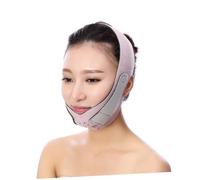 GOOHOCHY Thin Face Lifting Mask Strap Elastic V Shape Band for Chin and Masseter Muscle Support Small Belt in Pink for Firm Facial Contours and Snore Prevention