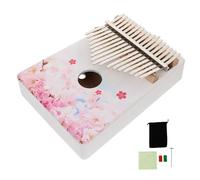GOOHOCHY Thumb Piano Kalimba Portable Musical Instrument for Beginners Pink Easy to Play with Beautiful Sound for Students and Music Lovers