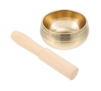 GOOHOCHY Tibetan Singing Bowl Handmade Meditation Bowl Mallet for Yoga and Relaxation for Home Decor