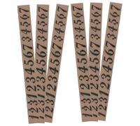 GOOHOCHY Tongue Drum Scale Stickers 6pcs Set Musical Note Decals Learning Tool Ethereal Drum Practicing Accessory for Beginners