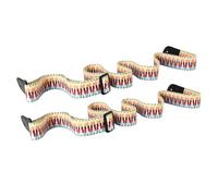 GOOHOCHY Ukulele Strap Practical and Compact Braided Webbing Rainbow 2pcs Ethnic Style Small Guitar Sling Adjustable Shoulder Straps for Outdoor and Home Use