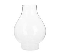 GOOHOCHY Vintage Glass Oil Lamp Shade Windproof Chimney Replacement Globe for Kerosene Lamps for Antique and Retro Lighting