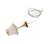 GOOHOCHY Vintage Miniature Dollhouse Lamp with Soft Warm LED Light Tiny Desk Lamp Furniture Accessory for Dolls Bedroom and Living Decor Retro Craft Creating Cozy Ambiance