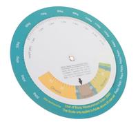 GOOHOCHY Wall Mount Bmi Weight Index Health Chart Quick Reference Turntable for Male Female Obesity Measurement with Print for Convenient Height and Weight Monitoring