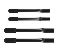 GOOHOCHY Wheelchair Brake Extenders and Nonslip Textured Surfaces with Ergonomic Grip 4pcs Black Stainless Steel Practical Mobility Aid Accessories for Manual Wheelchairs and Mobility